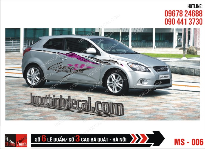 Tem Xe ô tô 4 chỗ - 006