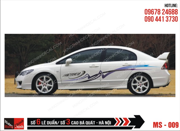 Tem Xe ô tô 4 chỗ - 009