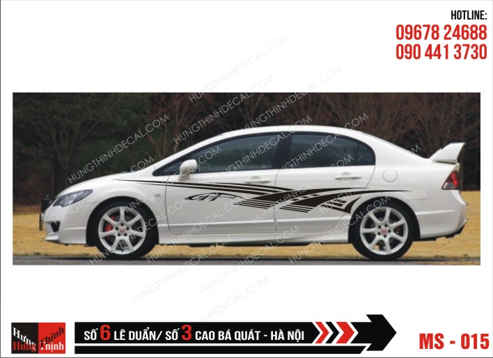 Tem Xe ô tô 4 chỗ - 015