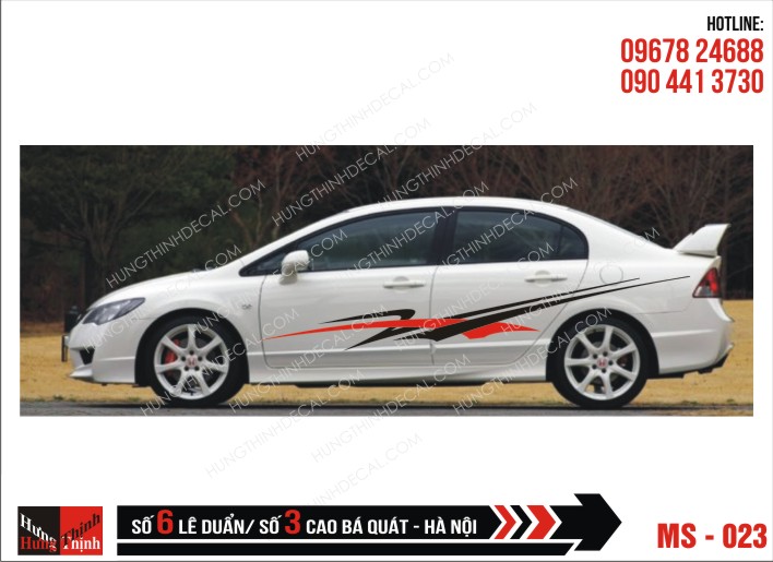 Tem Xe ô tô 4 chỗ - 023