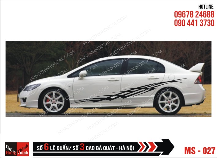 Tem Xe ô tô 4 chỗ - 027