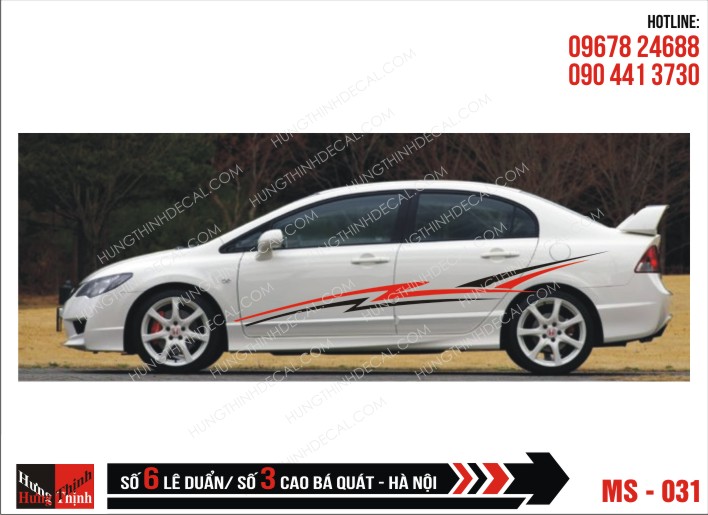 Tem Xe ô tô 4 chỗ - 031