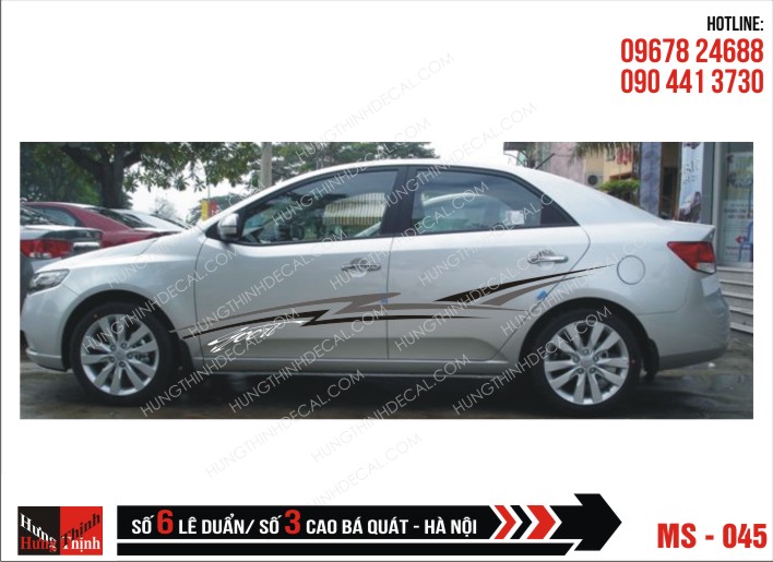 Tem Xe ô tô 4 chỗ - 045