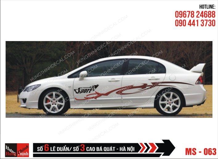 Tem Xe ô tô 4 chỗ - 063