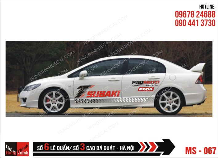 Tem Xe ô tô 4 chỗ - 067