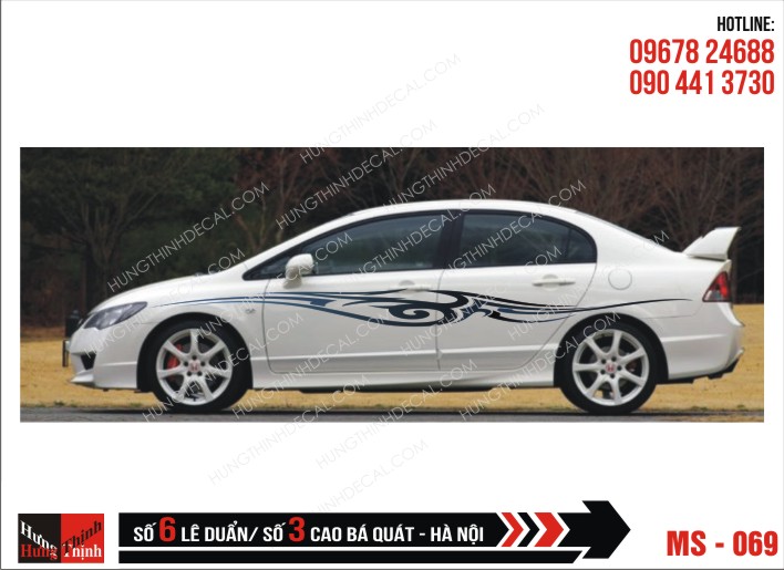 Tem Xe ô tô 4 chỗ - 069