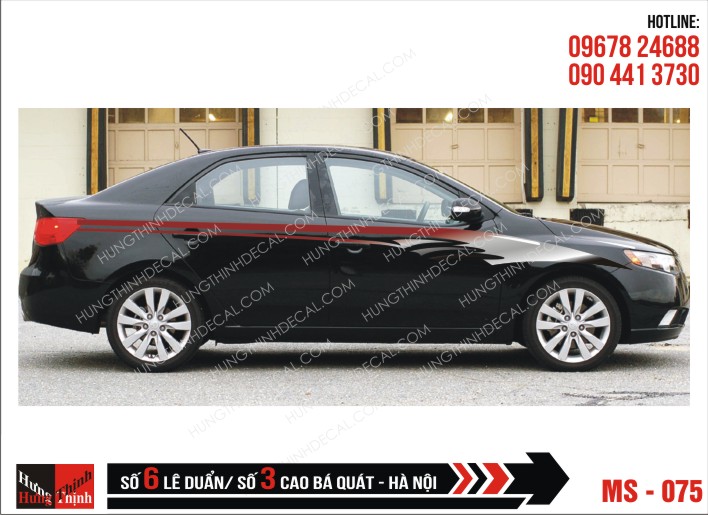 Tem Xe ô tô 4 chỗ - 075