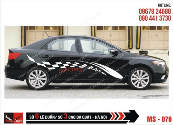 Tem Xe ô tô 4 chỗ - 076