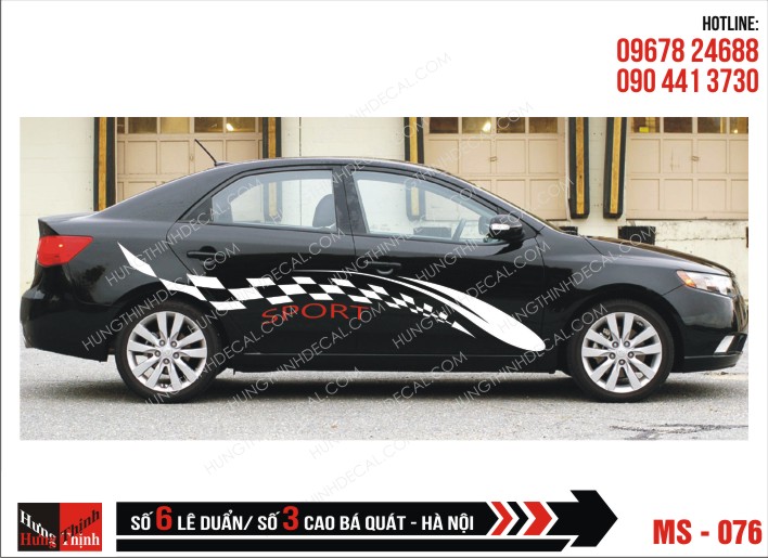 Tem Xe ô tô 4 chỗ - 076