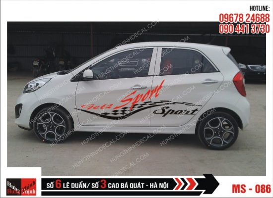 Tem Xe ô tô 4 chỗ - 086