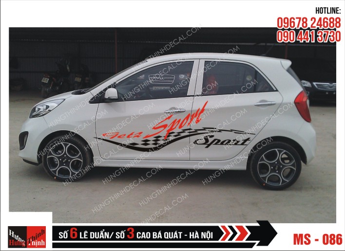 Tem Xe ô tô 4 chỗ - 086