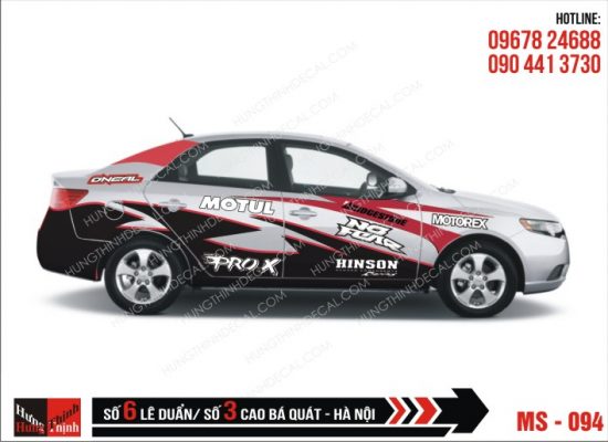 Tem Xe ô tô 4 chỗ – 094