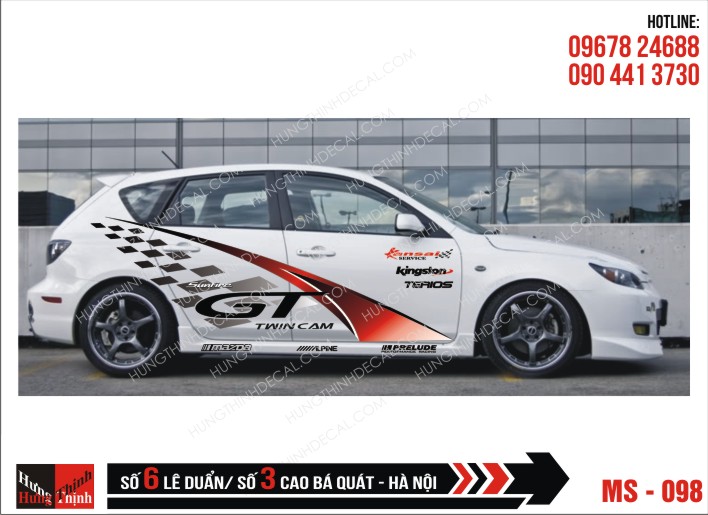 Tem Xe ô tô 4 chỗ – 098