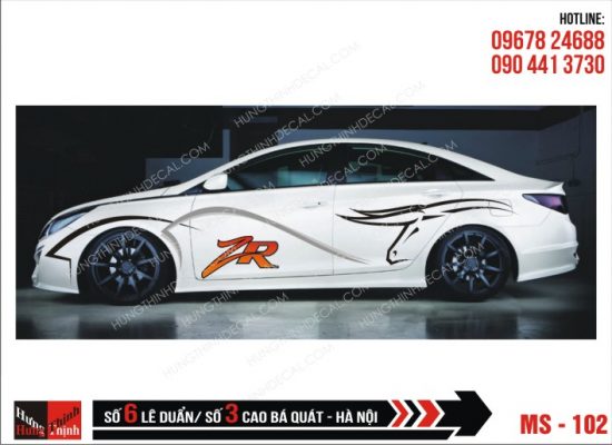 Tem Xe ô tô 4 chỗ – 102