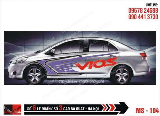 Tem Xe ô tô 4 chỗ – 104