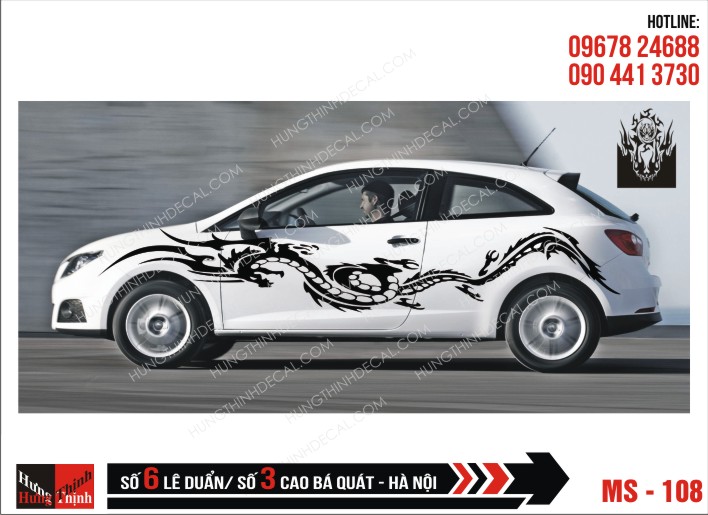 Tem Xe ô tô 4 chỗ – 108