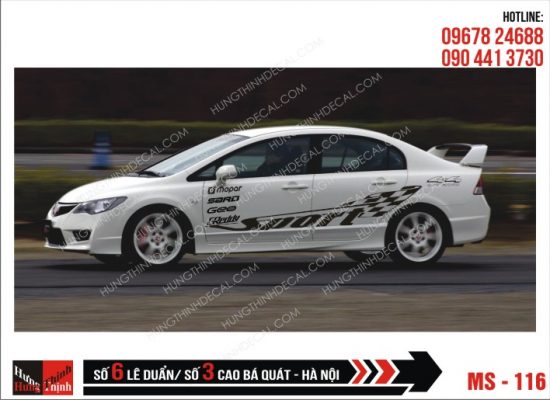 Tem Xe ô tô 4 chỗ – 116