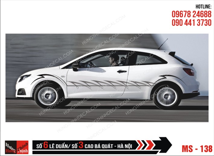 Tem Xe ô tô 4 chỗ – 138