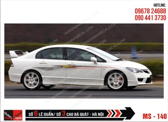 Tem Xe ô tô 4 chỗ – 140