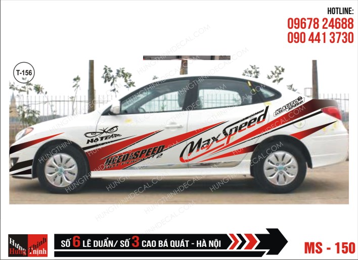 Tem Xe ô tô 4 chỗ – 150