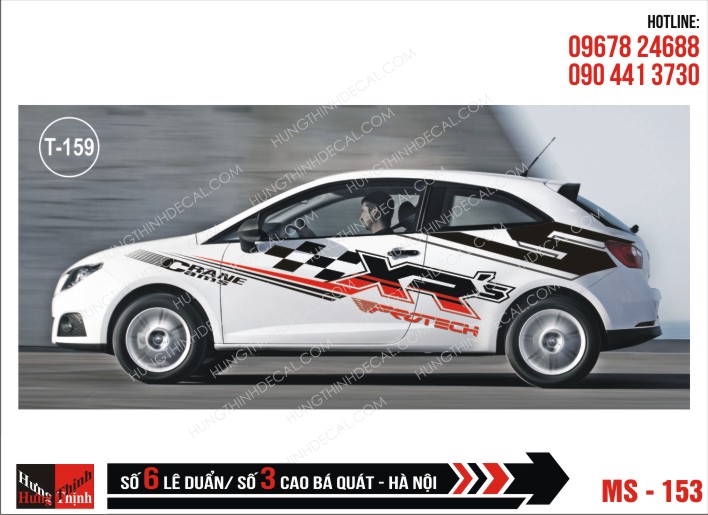 Tem Xe ô tô 4 chỗ – 153