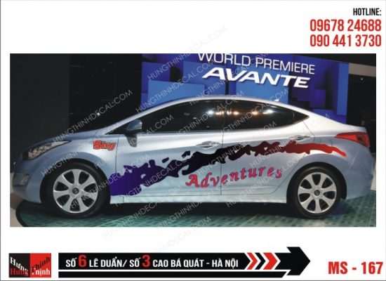 Tem Xe ô tô 4 chỗ – 167