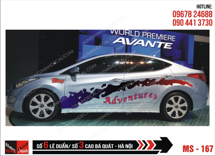 Tem Xe ô tô 4 chỗ – 167