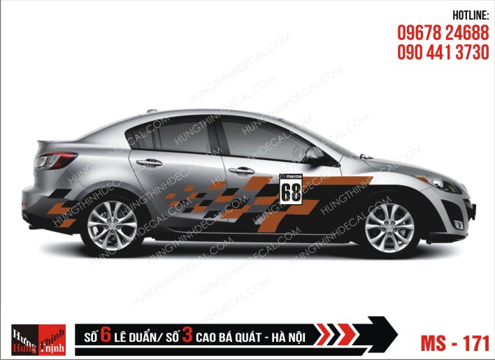 Tem Xe ô tô 4 chỗ – 171