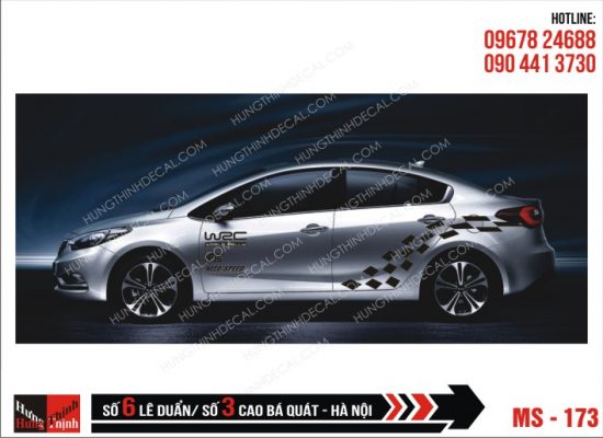 Tem Xe ô tô 4 chỗ – 173