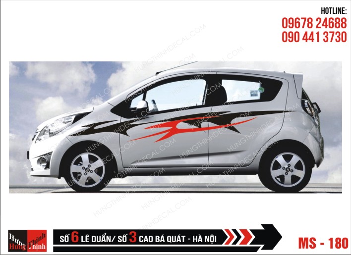 Tem Xe ô tô 4 ch – 180