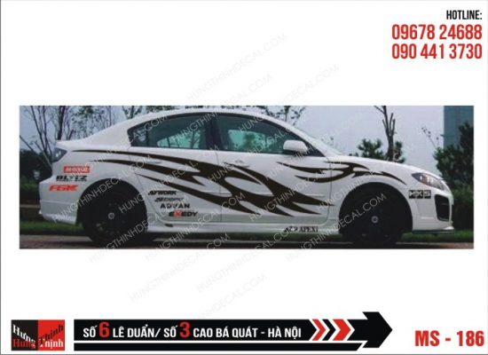 Tem Xe ô tô 4 chỗ – 186