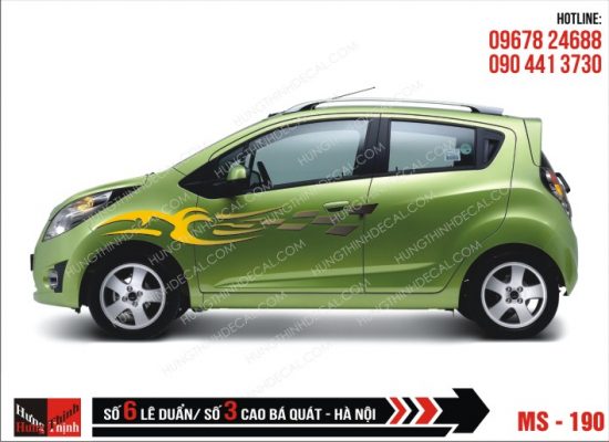 Tem Xe ô tô 4 chỗ – 190