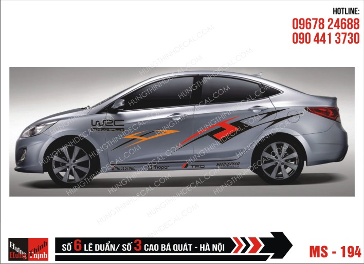 Tem Xe ô tô 4 chỗ – 194