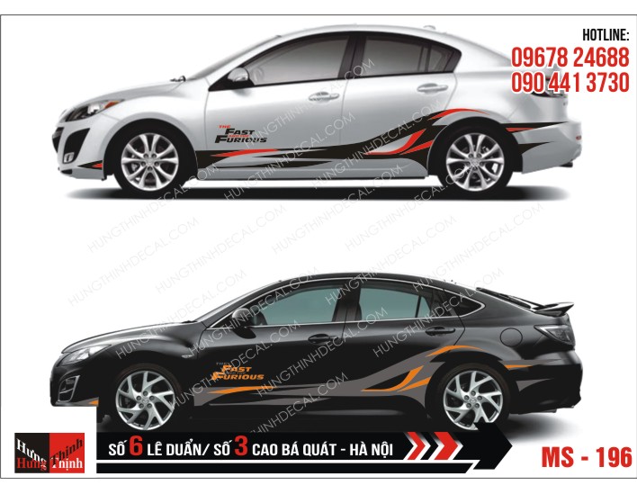 Tem Xe ô tô 4 chỗ – 196