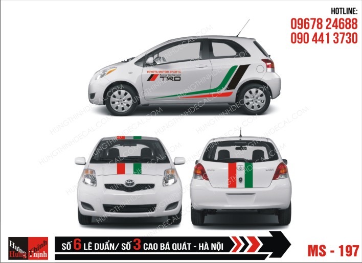 Tem Xe ô tô 4 chỗ – 197