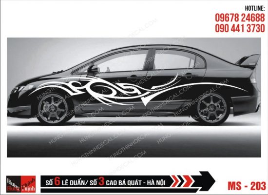 Tem Xe ô tô 4 chỗ – 203