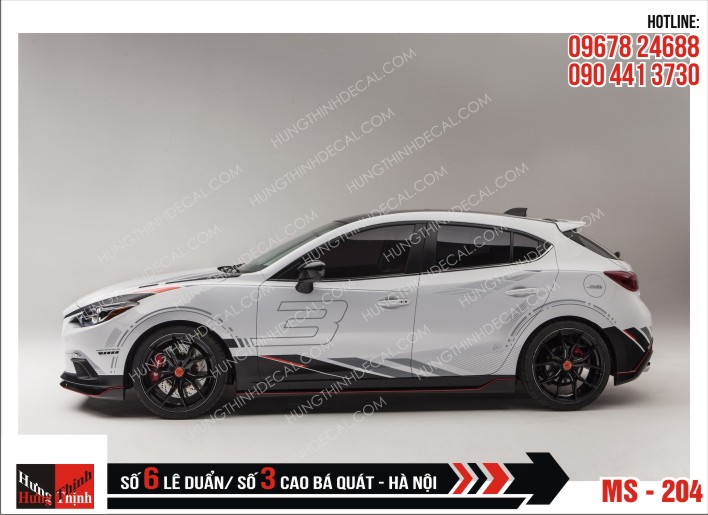 Tem Xe ô tô 4 chỗ – 204