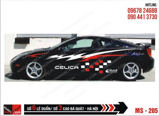 Tem Xe ô tô 4 chỗ – 205