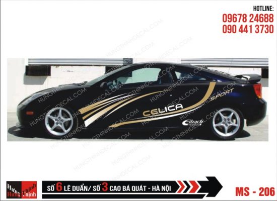 Tem Xe ô tô 4 chỗ – 206