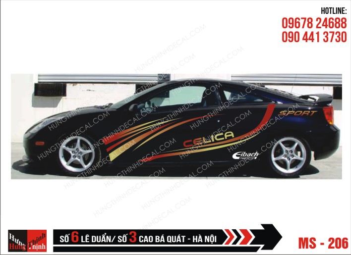 Tem Xe ô tô 4 chỗ – 207