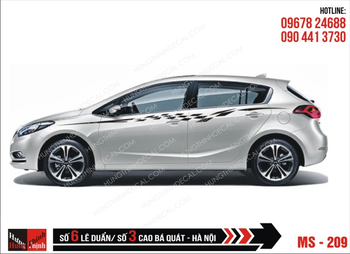 Tem Xe ô tô 4 chỗ – 209