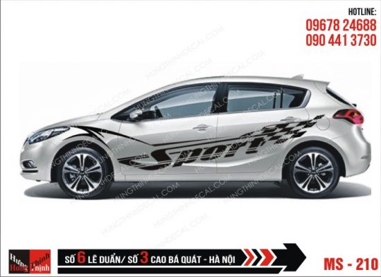 Tem Xe ô tô 4 chỗ – 210