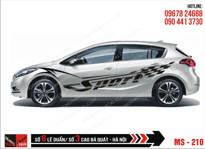 Tem Xe ô tô 4 chỗ – 210