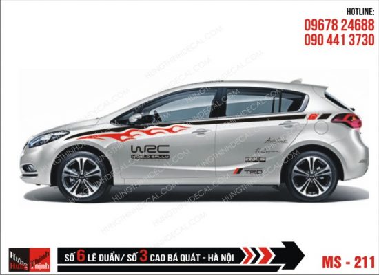 Tem Xe ô tô 4 chỗ – 211