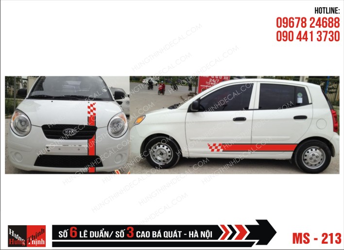 Tem Xe ô tô 4 chỗ – 213