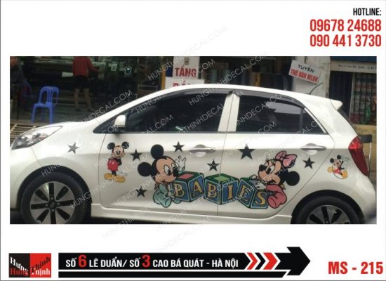 Tem Xe ô tô 4 chỗ – 215