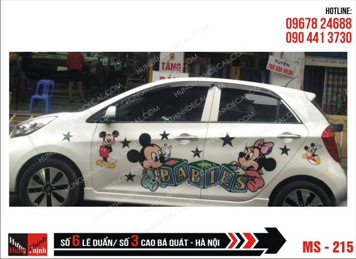 Tem Xe ô tô 4 chỗ – 215