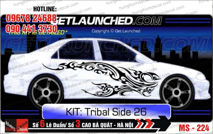 Tem Xe ô tô 4 chỗ – 224