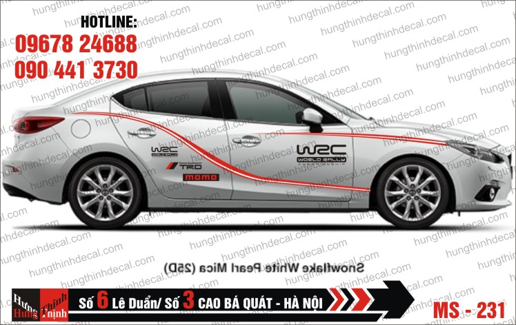 Tem Xe ô tô 4 chỗ – 231