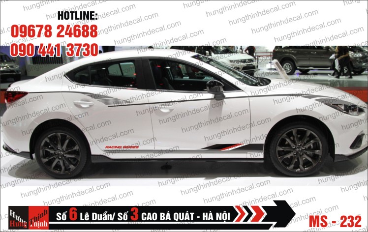 Tem Xe ô tô 4 chỗ – 232